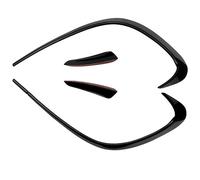 For Benz W117 For CLA Class For CLA200 For CLA250 For CLA260 2016-2019 Glossy Black Front Bumper Lip Spoiler Splitters Canards Vents(4 PCS)