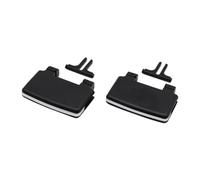For Benz W164 X164 M ML GL 300 350 450 500 Car Front Rear Air Conditioning AC Vent Outlet Tab Slide Clips Front Console Air Grille(Rear black 2pcs)