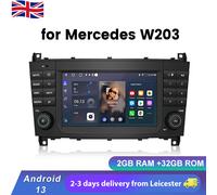 Car stereo GPS Sat Nav Radio For Mercedes Benz C Klasse CLK W203 Android 12.0 BT