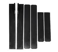 For Benz W205 W204 W203 Universal Bright Black 6PCS 2m/2.2m Car Side Skirts Extension Rocker Panels Lip Wing Splitters On Bumper Side Skirt Panel Splitter Lip(2.2m Bright Black)