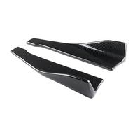 For BENZ W213 For E-CLASS 2017-2019 Rear Bumper Splitter Canard Side Skirt Extension Car Accessories 48cm Universal For Fit(Fiber Look)