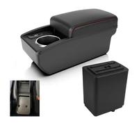 For Berlingo For P&eugeot For Partner For Tepee Car Armrest Storage Box Accessories Multifunctional Storage Box(B1 Red Line 6 Usb)