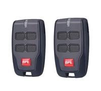 For BFT Remote Control 2 Packs-4 Channels 4 Buttons 12V 433 MHZ Replacement for BFT Mitto 2 Electric Gate Garage Door