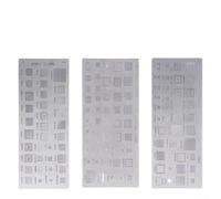 For bga stencil 3-piece kit for Samsung for mtk for HTC repair | 3 Piece Set, S5026/A418/A90 Models, Precision Fit, Durable Tin Sheet, Professional Repairs