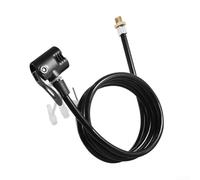 For Bicycle Air Pump Extension Hose, 125cm For TPU Pump Connector Tube with 7.5mm Interface for UK US For French Nozzles, Flexible Heat Resistant Windpipe Replacement