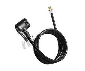 For Bicycle Air Pump Extension Hose, 125cm For TPU Pump Connector Tube with 7.5mm Interface for UK US For French Nozzles, Flexible Heat Resistant Windpipe Replacement
