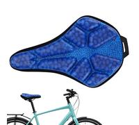 for Bicycle Saddle - Thickened EVA Seat Cushion Absorbing Shock | Fully Closed Silicone Padded Bike Seat | Foldable Mountain Bike Seat