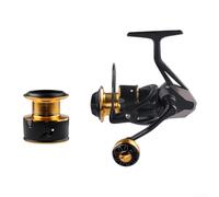 For Big Fish Fishing Reel with 10KG Drag Capability, Lightweight PA66 Body, CNC Metal Arm and Chrome Line Guides (HO4000)