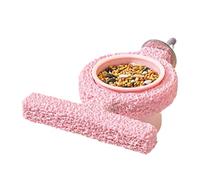 for Bird Cage: Food Bowl for Cage 10.5 x 10 x 4.8 cm, Standing for Perch, Bird Feeding Container | Canary Parakeet Agapornis Conure | Uses of a