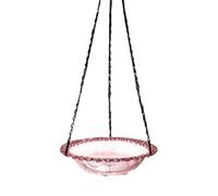 for Birds & Bath | Outdoor Bird Baths | Sturdy Decorative Hanging House with Metal Water Holder for Patio Balcony Terrace Garden