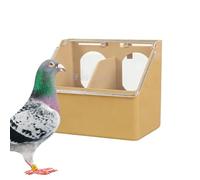 for Birds, Double Hole Bowl Waterproof and Resistant - Feed for Pigeon with Lid - for Quail Parakeet Parrot Hen Bird Use Indoor Outdoor Garden Farm