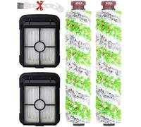 for Bissell CrossWave Pet Pro 2306A CrossWave 1785 Series Replacement Parts 2 Pack 2460 Multi-Surface Pet Pro Cleaner Brush Rolls Tangle-Free+2 Pack 1866 Vacuum Filters Compare to Part 1613568 1608684
