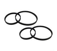 For Bissell For ProHeat 2X Replacement Belt Set 2 Piece Rubber Belts for Models 2036688 and 2036804 Motor to Roller Brush Fit