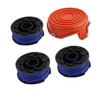 For Black-Decker String Trimmer Replacement Kit: Spool Covers and Lines for GL Series Trimmers(1X cap+3X spool)