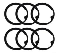 for Black Rubber Gasket for Breville Smart Grinder for Pro for barista Max Upper Burr Seal - Heat Resistant Silicone Ring 6.6x0.31cm(6pcs)