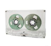for blank Cassette Tapes 90 Min Double Sided Audio Tape Low Noise Recording for media for Walkman Dictaphone Music Voice Memos Black ABS Shell(Silver)