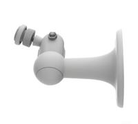 For Blink Adapter Camera Wall Mounted Bracket Heavy Duty Aluminum Alloy Security Monitoring Holder No Drill Installation Adjustable Angle Outdoor Indoor Use Black Finish Stable Support System(white)