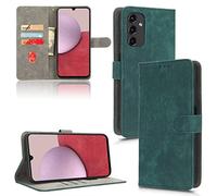 for BLU G54 Case, Shock-Absorption Premium Smooth Leather Notebook Wallet Phone Cases with Kickstand Function Card Holder ID Slot Slim Flip Protective Cover for BLU G54 green