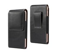 for BLU Studio X10 (2020) Vertical Leather Holster with Belt Loop
