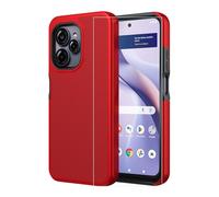 for Blu View Speed Ultra 5G Case with Screen Protector,Slim Lightweight Dual Layer Heavy Duty Protection Rugged Military Grade Shockproof Protective Phone Case for Blu Speed Ultra B1660V Red