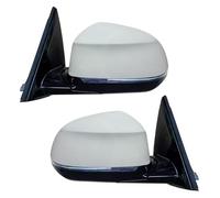 For BM&W For X3 G08 2018-2019 Car Exterior Electric Folding Heated Turn Signals Side Mirrors Auto Electric Mirrors(White-Pair,Pair)