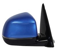 For BM&W For X3 G08 2018-2019 Car Exterior Electric Folding Heated Turn Signals Side Mirrors Auto Electric Mirrors(Blue-Right(Driver Side),Left)