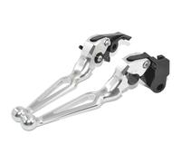 For BM&W R1200R R1200 R 2015-2020 Modified CNC Aluminum Alloy Brake Clutch Lever Motorcycle Brake Clutch Lever Brake Clutch Lever(Silver)