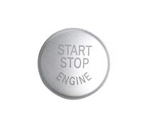 For BMW 1 3 5 Series E87 E90 E91 E92 E93 E60 For X1 E84 For X3 E83 For X5 E70 For X6 E7 Start Stop Switch Button Replace Cover Switch Press Button(Silver)