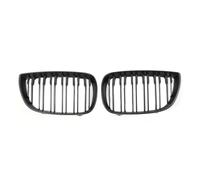 For BMW 1 Series E81 E87 2004-2006 Intake Lower Grills Front Upper Bumper Kidney Grille Glossy Black Radiator Replacement Bumper Grille Grill