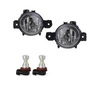 For BMW 1 Series E82 E88 E87 2004-2007 For X3 E83 For X5 E70 2006-2010 1Pair Left&Right Fog Lamp Assembly With Bulb 63176924655 Fog Lights(White LED S10)