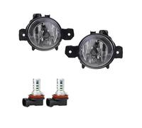 For BMW 1 Series E82 E88 E87 2004-2007 For X3 E83 For X5 E70 2006-2010 1Pair Left&Right Fog Lamp Assembly With Bulb 63176924655 Fog Lights(White LED M10)