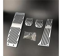 For BMW 3 5 Series E30 E32 E34 E36 E38 E39 E46 E87 E90 E91 X5 X3 Z3 Car Accelerator Brake Foot Rest Pedal Pads gas pedal pad(Drill MT 4pcs)