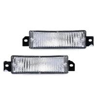 For BMW 3 Series E30 1987-1991 Front Bumper Indicator Turn Signal Light Fog Lamp No Bulb 63131380965 63131380966 Mirror Indicator Light(White,1 Pair)
