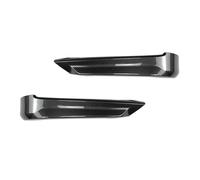 For BMW 3 Series E90 E91 318i 320i 325i 330i 2005-2008 Base Sedan Front Bumper Side Spoiler Lip Air Vent Cover Canard Car Side Skirts Extension(Carbon Look)