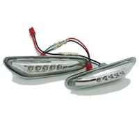 For BMW 3 Series E90 E91 5 Series E60 E61 Chrome LED Side Repeaters binkers