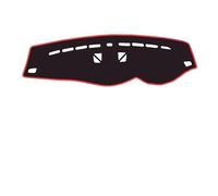 For BMW 3 Series E90 E91 E92 E93 Wagon 2006 2007 2008 2009 2010 2011 Car Inner Dashboard Pad Cover Dash Mat Carpet Protector(RHD/B Red)