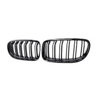 For BMW 3 Series E90 E91 Sedan Wagon 2009 2010 2011 2012 Car Grille Grill Front Kidney Glossy 2 Line Double Slat Front Radiator Grille(Gloss black)