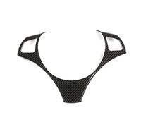 For BMW 3 Series E90 E92 E93 1 E87 ABS Carbon Fiber Style Car Steering Wheel Panel Decoration Cover Center Console Trim(High configuration)