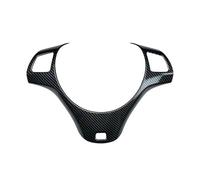 For BMW 3 Series E90 E92 E93 1 E87 ABS Carbon Fiber Style Car Steering Wheel Panel Decoration Cover Center Console Trim(Low configuration)