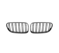 For BMW 3 Series E92 E93 2010-2013 328i 335i Front Bumper Grilles Double Line Style Dual Slats Grills Front Kidney Grille Grills(Double-Glossy Black)