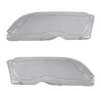 For BMW 3 Series For E46 Sedan 4 Doors 2002-2005 Headlights Cover Car Headlamp Lens Glass Replacement Front Lamp Shade Auto Shell(Left and Right)