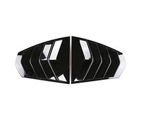 For BMW 3 Series G20 2018-2020. Black Rear Window Triangle Bowl Cover Frame Trim