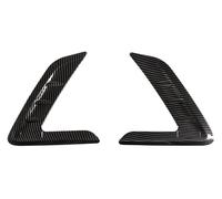 For BMW 3 Series G20 2020-2021 Car Exterior Side Body Air Outlet Covers Trim Fender Decoration Stickers Fog Light Cover Front Bumper Fog Grille(Carbon Fiber)
