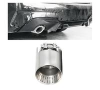 For BMW 3 Series G20 G21 Exhaust Pipe Tailpipe 320d 330i 330e 320i Muffler Tip Nozzle Stainless Steel Exhaust Head Car Exhaust Tip(Style B 1 Pcs)