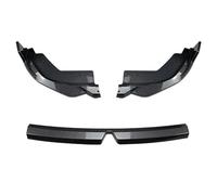 For BMW 3 Series G20 LCI 320i 325i 2023+ Front Bumper Lip Splitter Diffuser Body Kit Spoiler Bumper Guard Protector Splitter(Carbon Black)