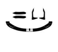 For BMW 3 Series M3 F80 F81 For 4 Series M4 F82 F83 Car Front Bumper Lip Chin Spoiler Upgrade Exterior Bodykit Exterior Styling Of the Car(Glossy Black)