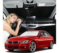 for BMW 3 Series320i 328d 330i 340i 330e 2013-2018 Windshield Sun Shade -4 Layers Sunshades for Front Windows Cover Custom Fit 3 Series F30/F31/F80/M3 Sun Visor Shade Blocks UV Rays Car Accessories
