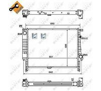 FOR BMW 325 TDS E36 2.5D 93 to 99 Radiator 17112227281 17112244739