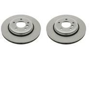 FOR BMW 330i 330D 330Ci E46 REAR VENTED BRAKE DISCS OEM FEBI BILSTIEN