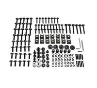 For BMW 390 790 890 1090 1190 1290 1050 990 For Adventure 690 Bodywork Screws Motorcycle Complete Full Fairing Bolts Kit Nuts Windshield Bolts(Black- Silver)